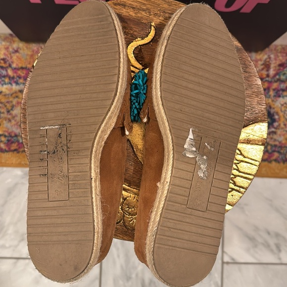 Sam Edelman espadrilles tan suede size 9.5 - Picture 3 of 4